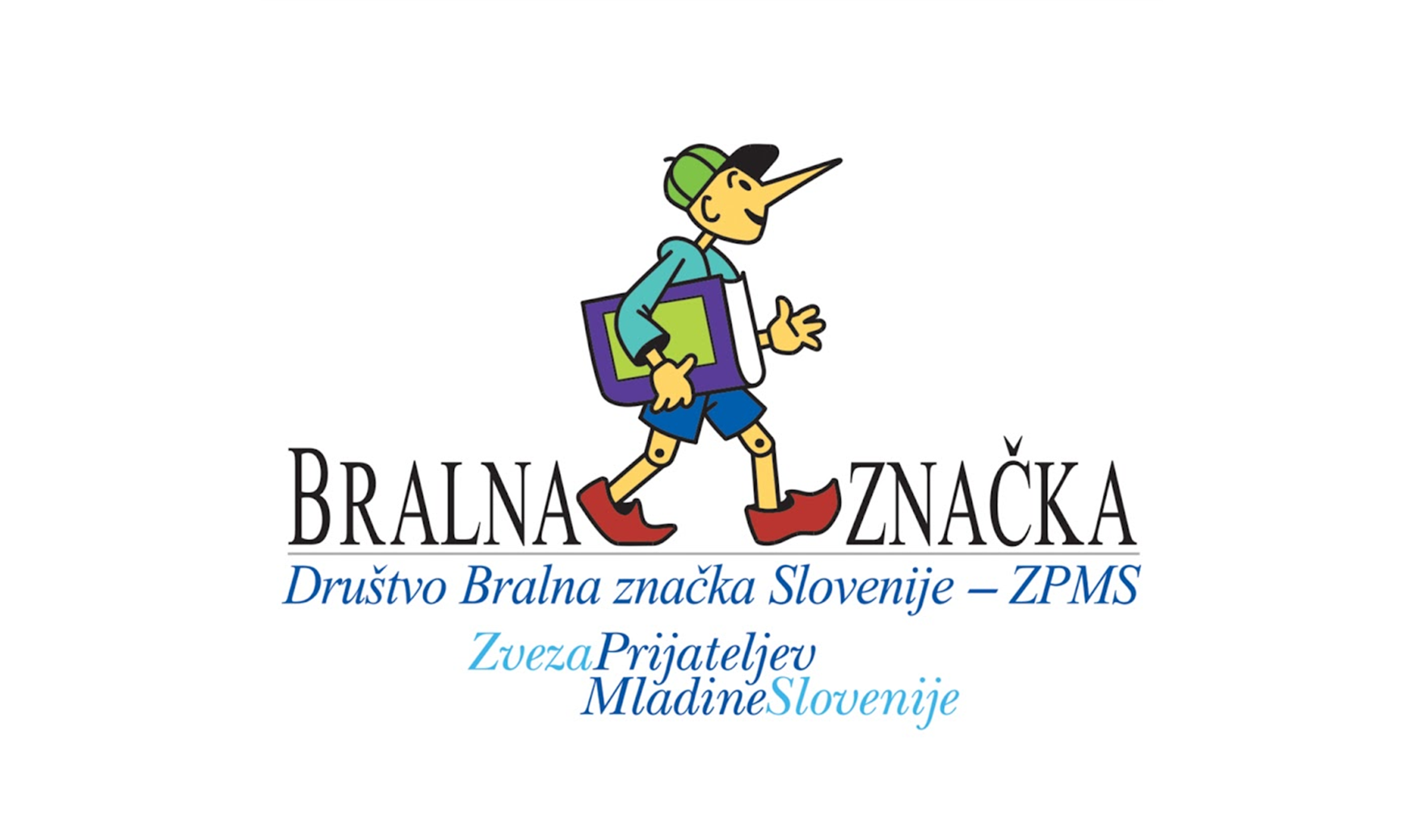 logotip drušrva Bralna značka Slovenije - ZPMS