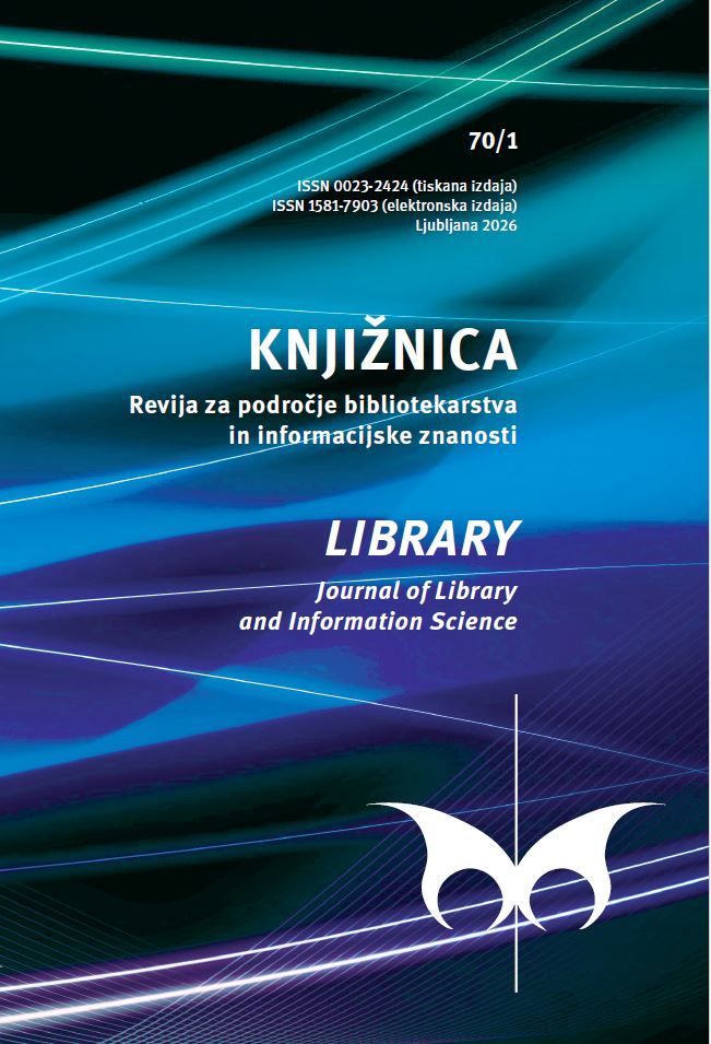 Naslovnica revije Knjižnica
